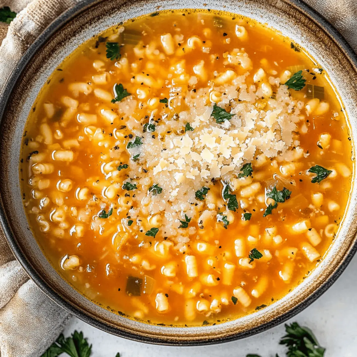 Italian Pastina Soup