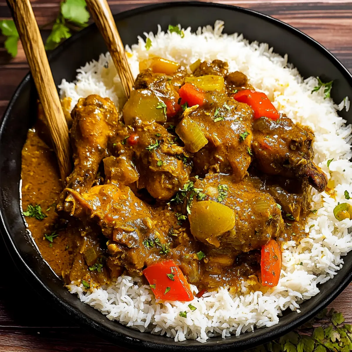 Authentic Jamaican Curry Chicken