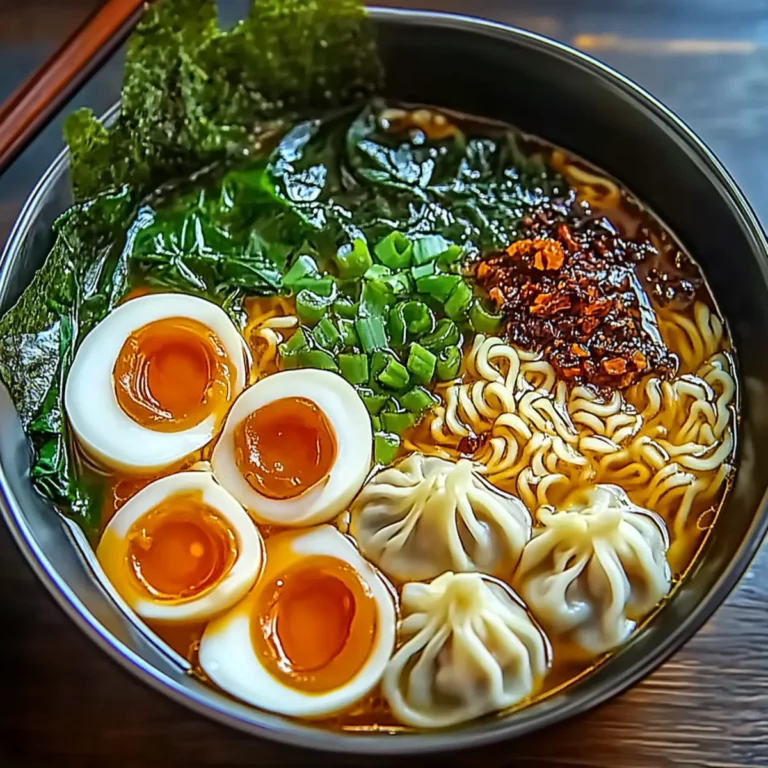 Savory Dumpling Ramen Bowl