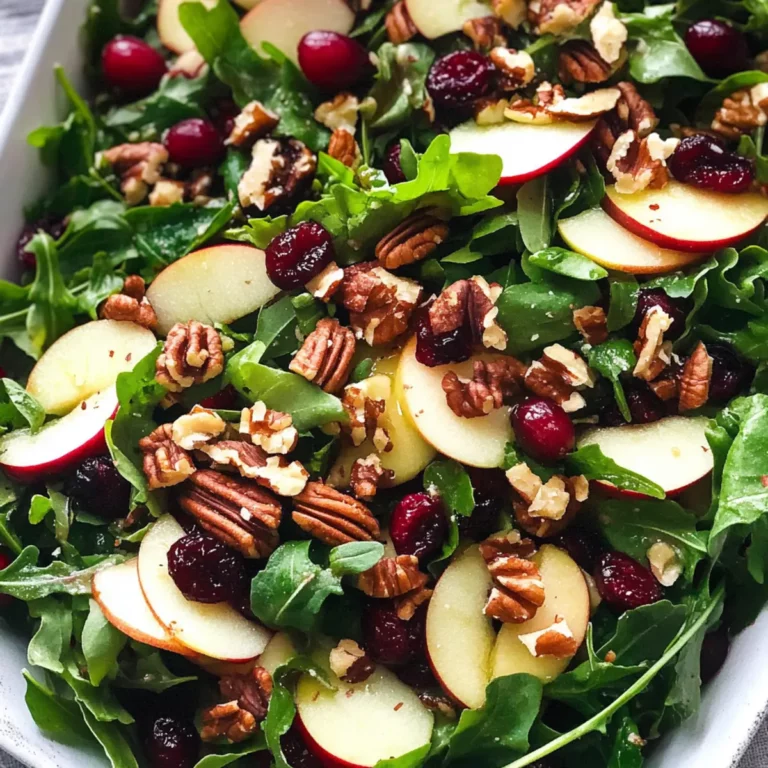 Apple Cranberry Walnut Salad