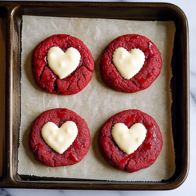 Red Velvet Valentine’s Cookies