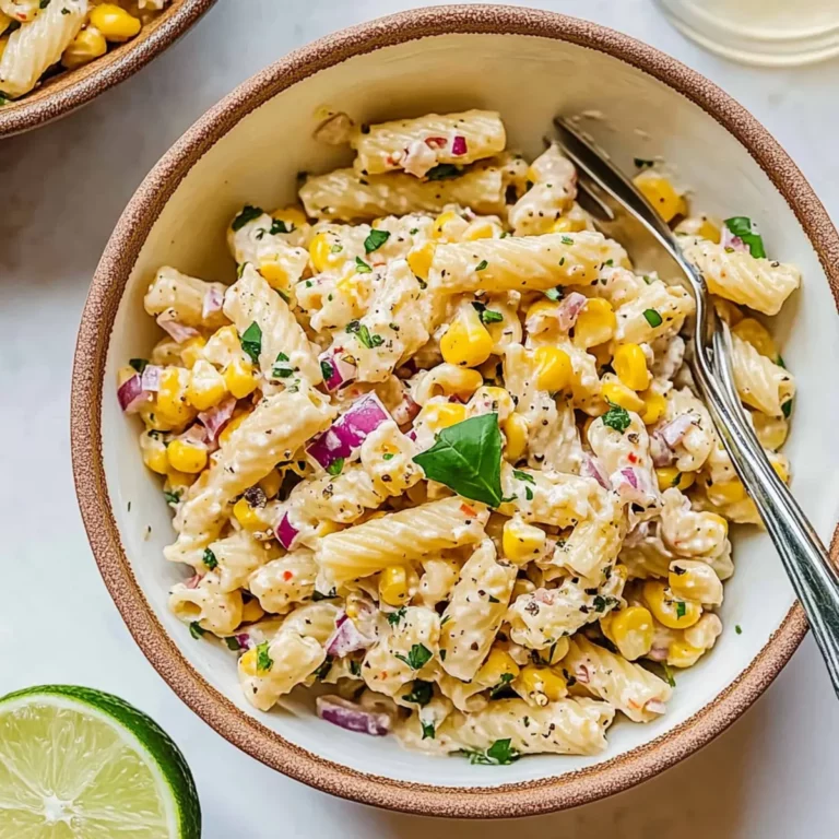 Healthy Street Corn Pasta Salad