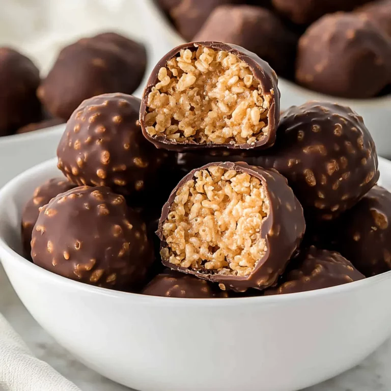 Peanut Butter Balls with Rice Krispies