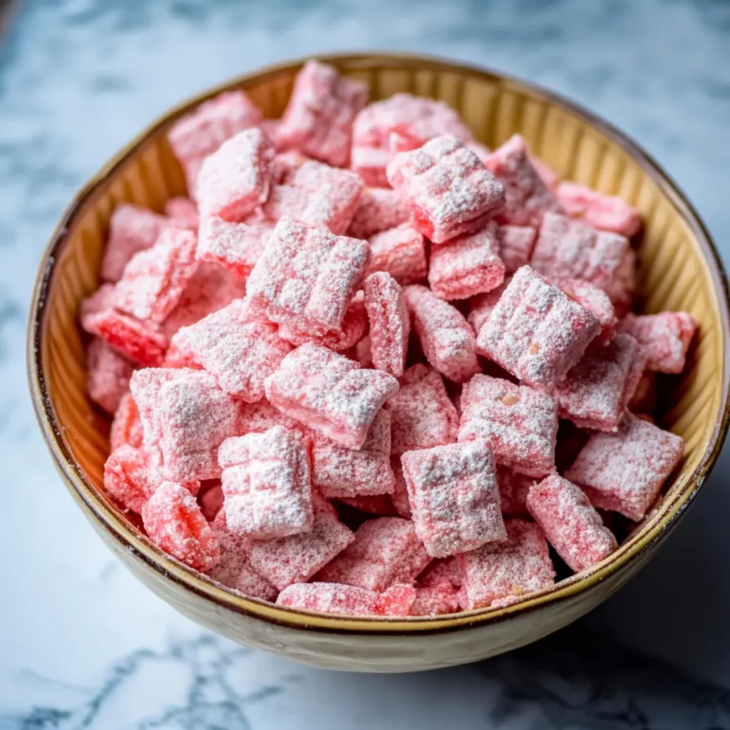 Strawberry Shortcake Puppy Chow