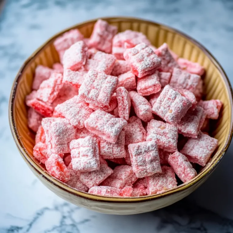 Strawberry Shortcake Puppy Chow