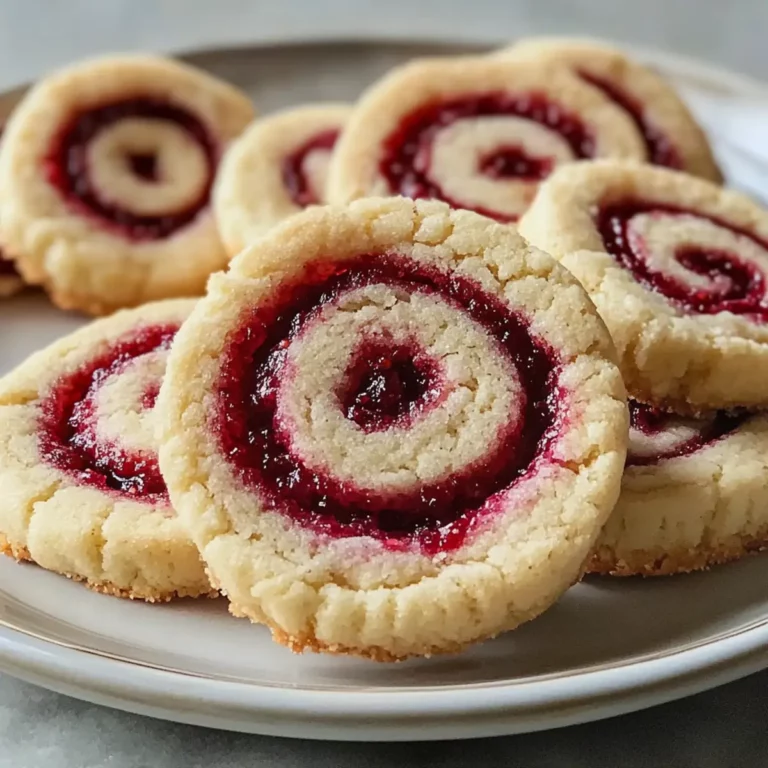 Raspberry Swirl Cookies
