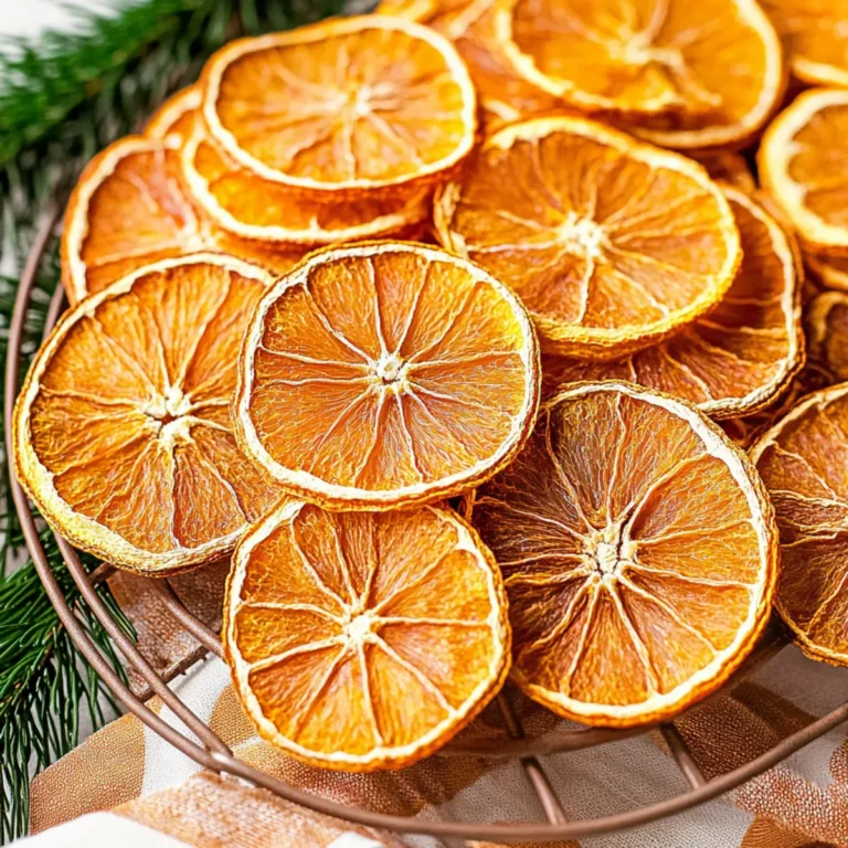 DIY Dried Orange Slices