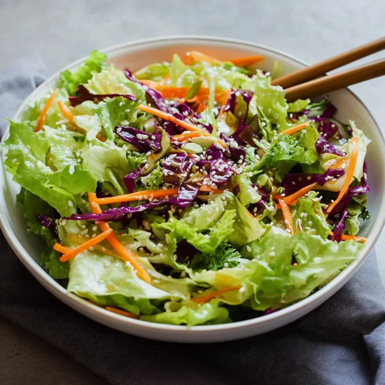 Salad with Asian Dressing