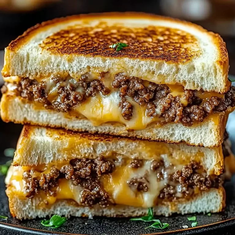 Ultimate Cheesy Ground Beef Melt