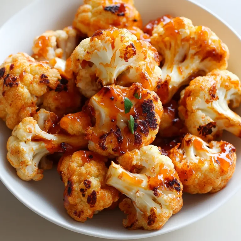 Maple Sriracha Cauliflower