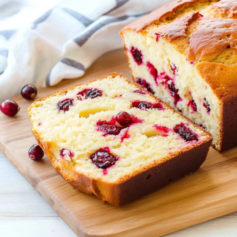 Cream Cheese Cranberry Bread