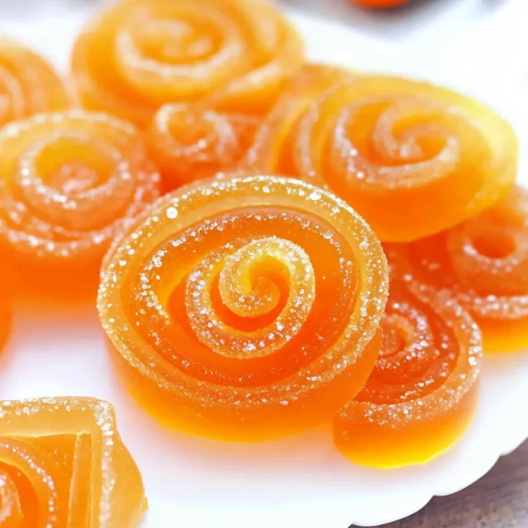 Orange Jelly Candy