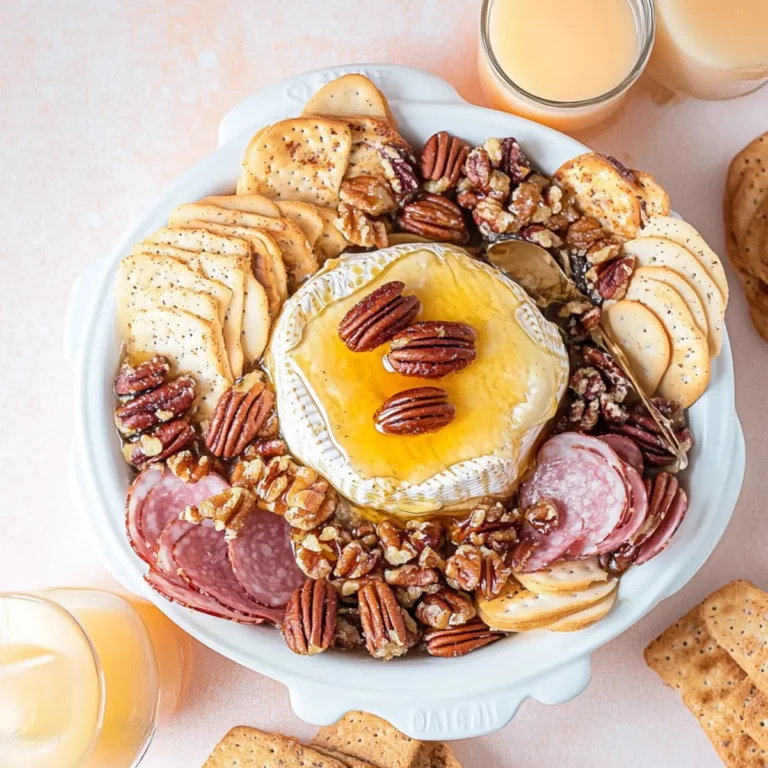 Baked Brie with Honey & Pecans Recipe
