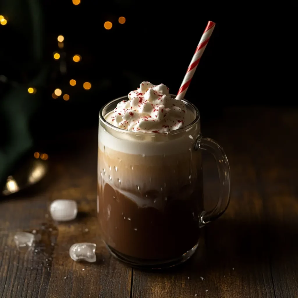 How to Make an Iced Peppermint Mocha