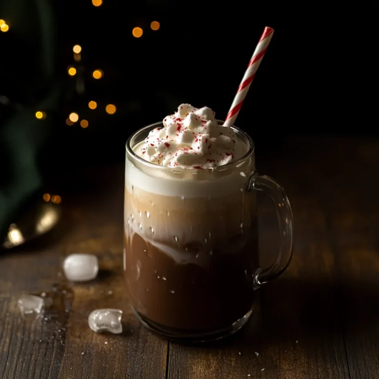 How to Make an Iced Peppermint Mocha