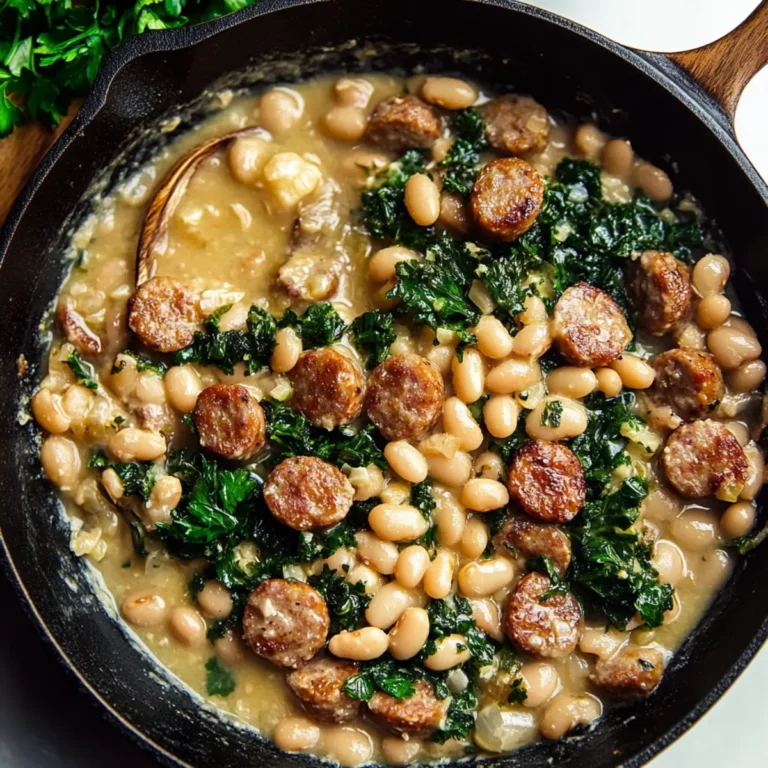White Bean Sausage Skillet