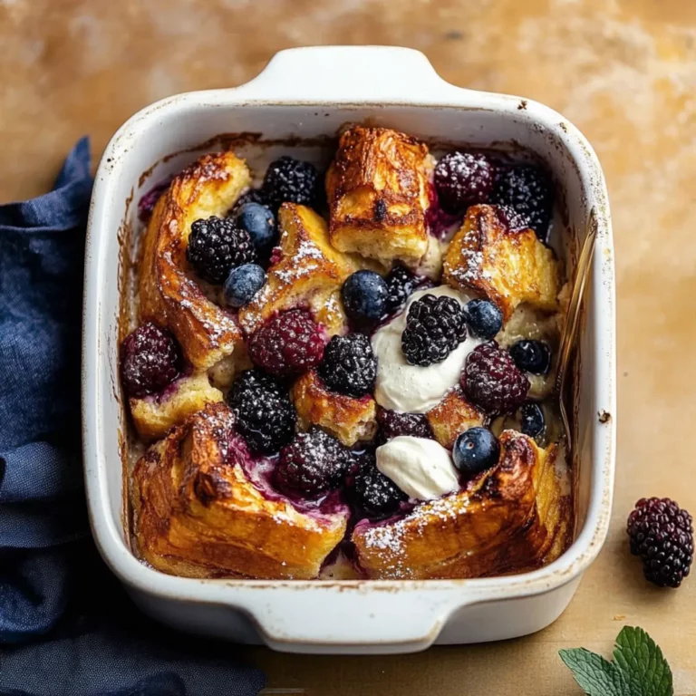 SPRING BRUNCH IDEAS; Berries & Cream French Toast Bake
