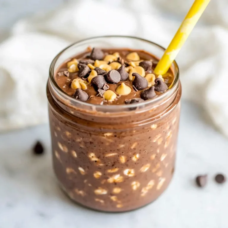 Chocolate Brownie Batter Overnight Oats