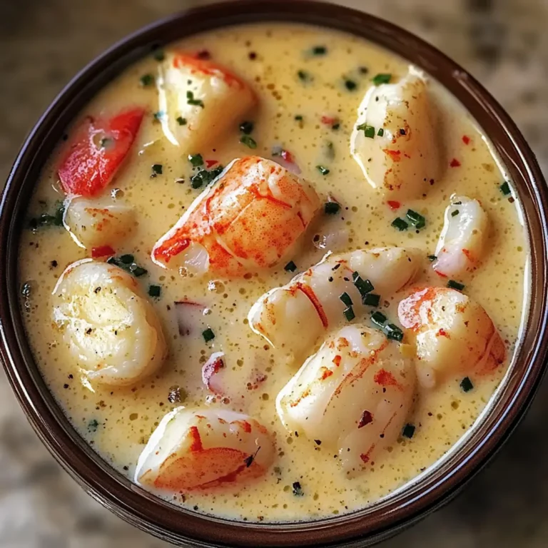 Creamy Lobster & Scallop Chowder