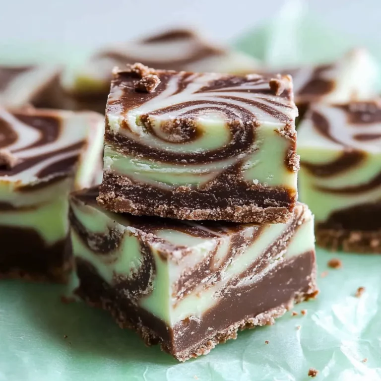 Mint Brownie Swirl Fudge