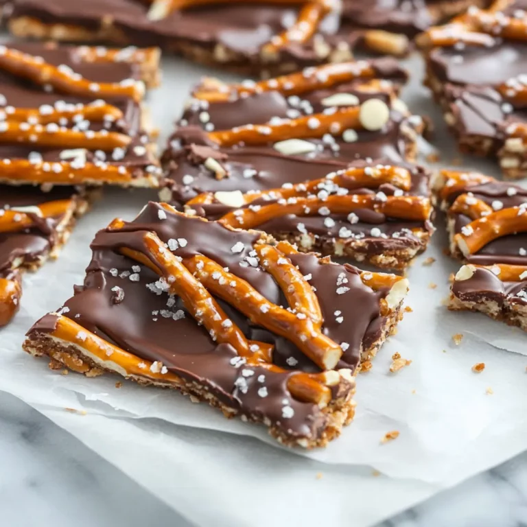 The Best Salted Caramel Pretzel Bark