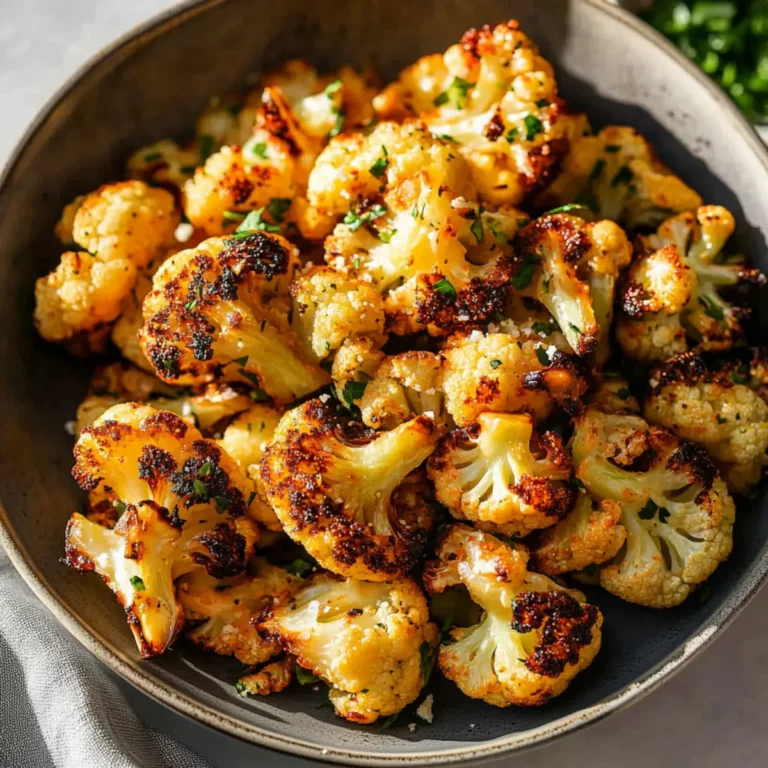 Garlic-Parmesan Roasted Cauliflower