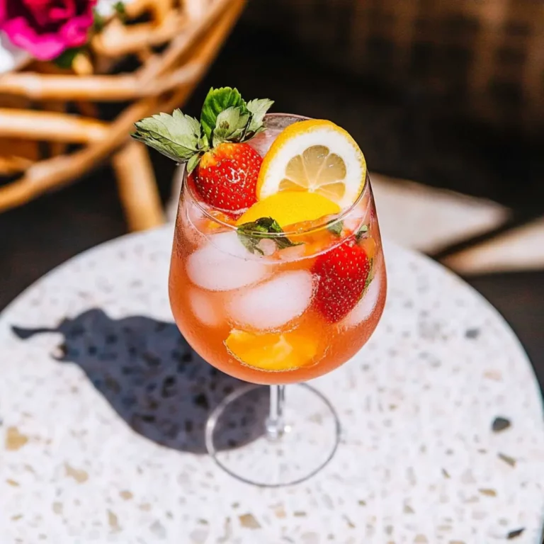 Strawberry Limoncello Spritz Mojito