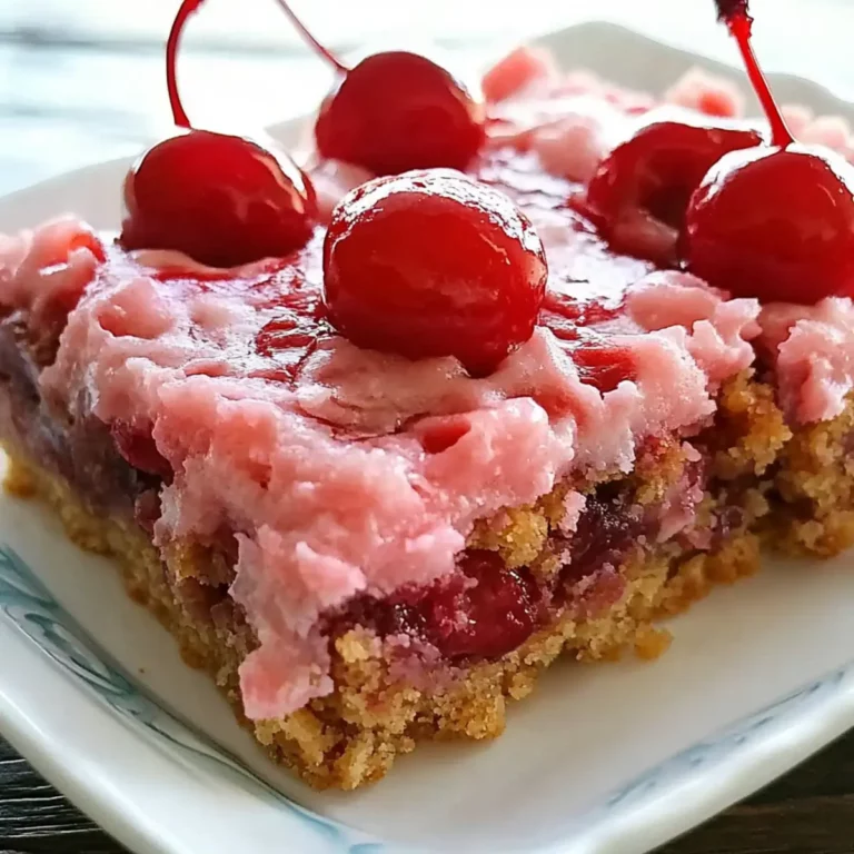 Maraschino Cherry Bars