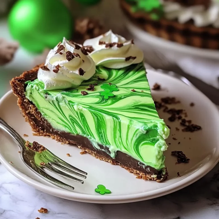 Shamrock Swirl Pie
