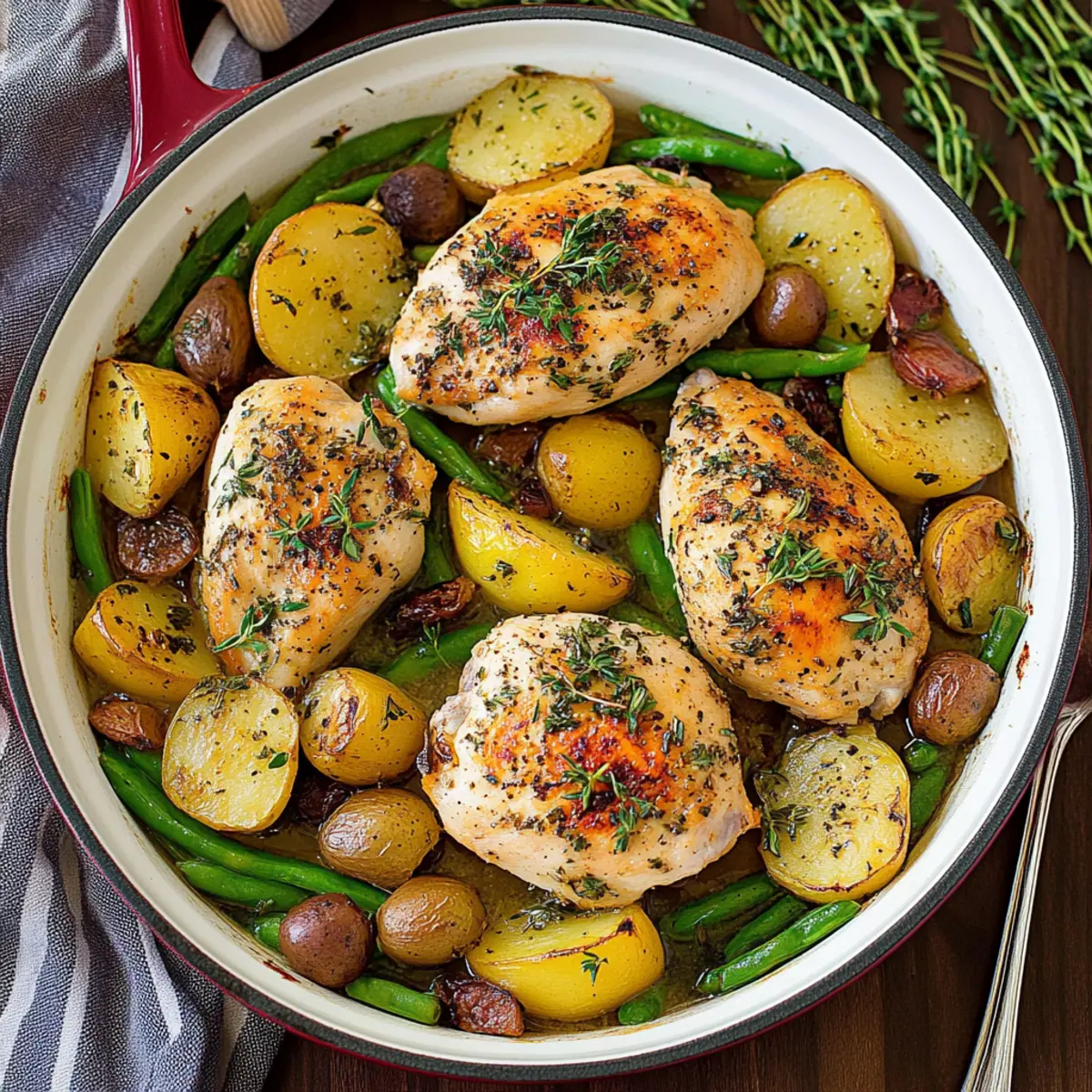 Garlic Herb Chicken Dinner