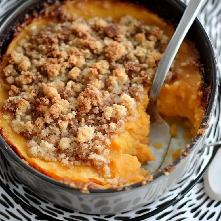 Sweet Potato Casserole with Streusel Topping