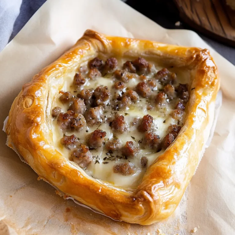 Sausage Baked Brie