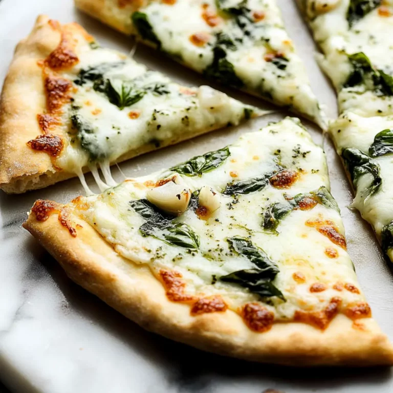 Cheesy Basil Garlic Pizza