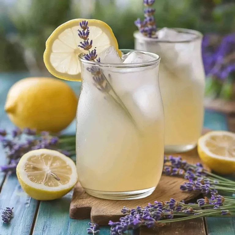 Refreshing Coconut Lavender Lemonade Mocktail