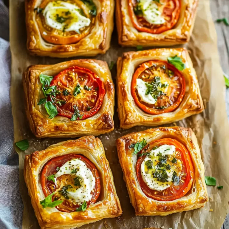 Tomato Tartlets with Puff Pastry