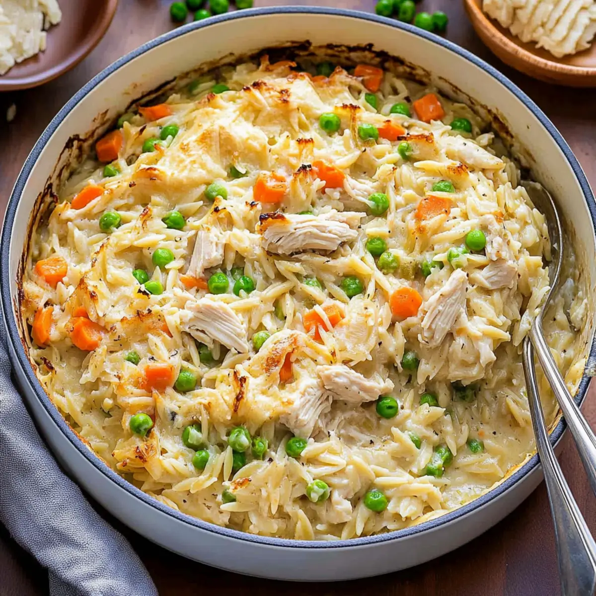 Cozy Chicken Pot Pie Orzo
