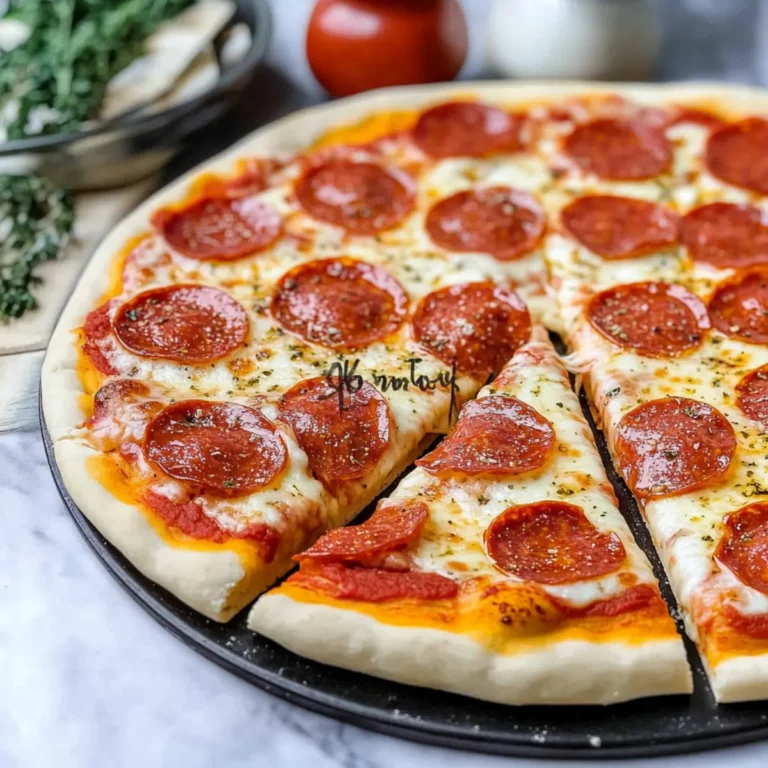 Classic Homemade Fluffy Pizza Dough