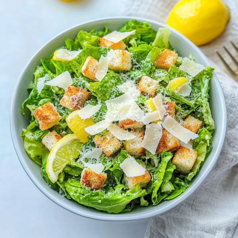 Crunchy Lemon Parmesan Green Salad