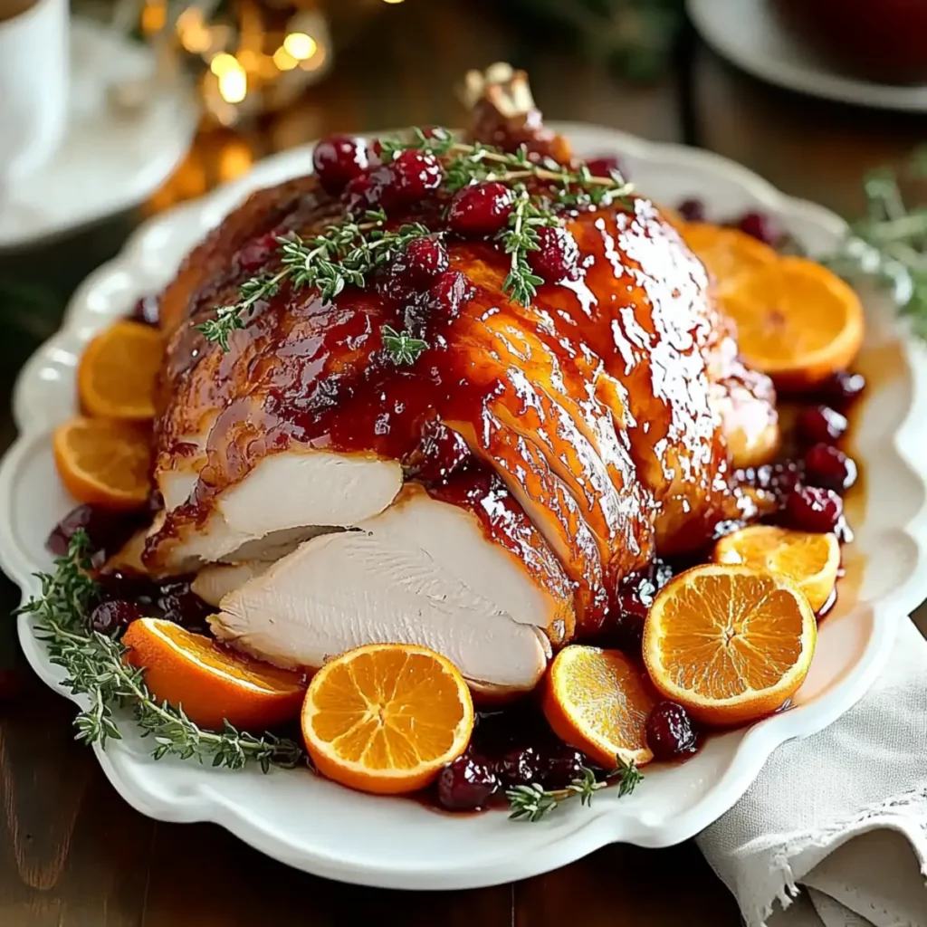 Cranberry-Orange Glazed Turkey