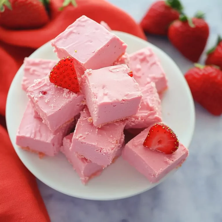 2-Ingredient Strawberry Fudge