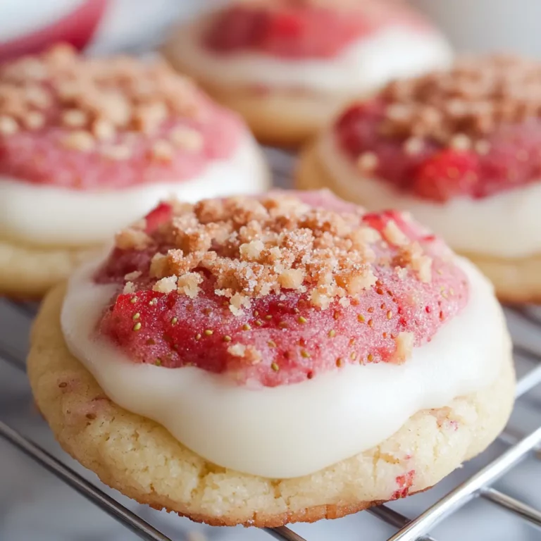 Strawberry Shortcake Crunch Cookies Recipe