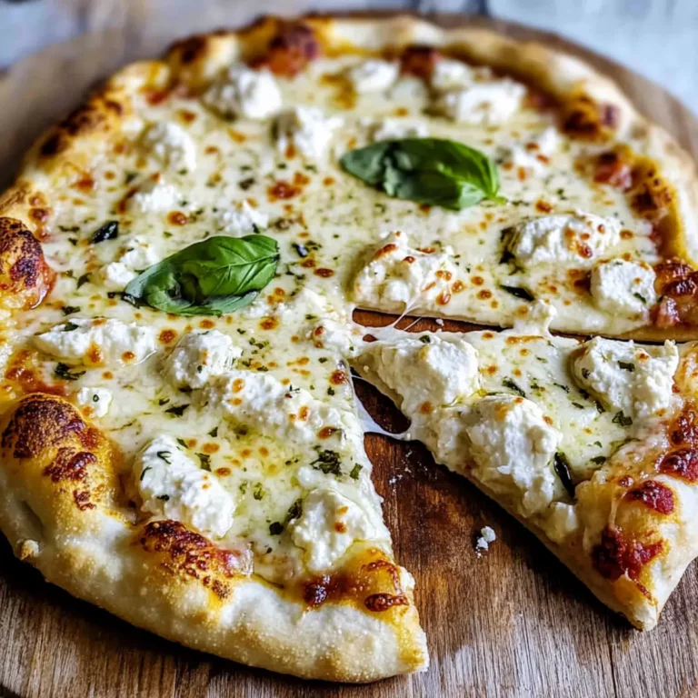 White Pizza with Ricotta & Herbs