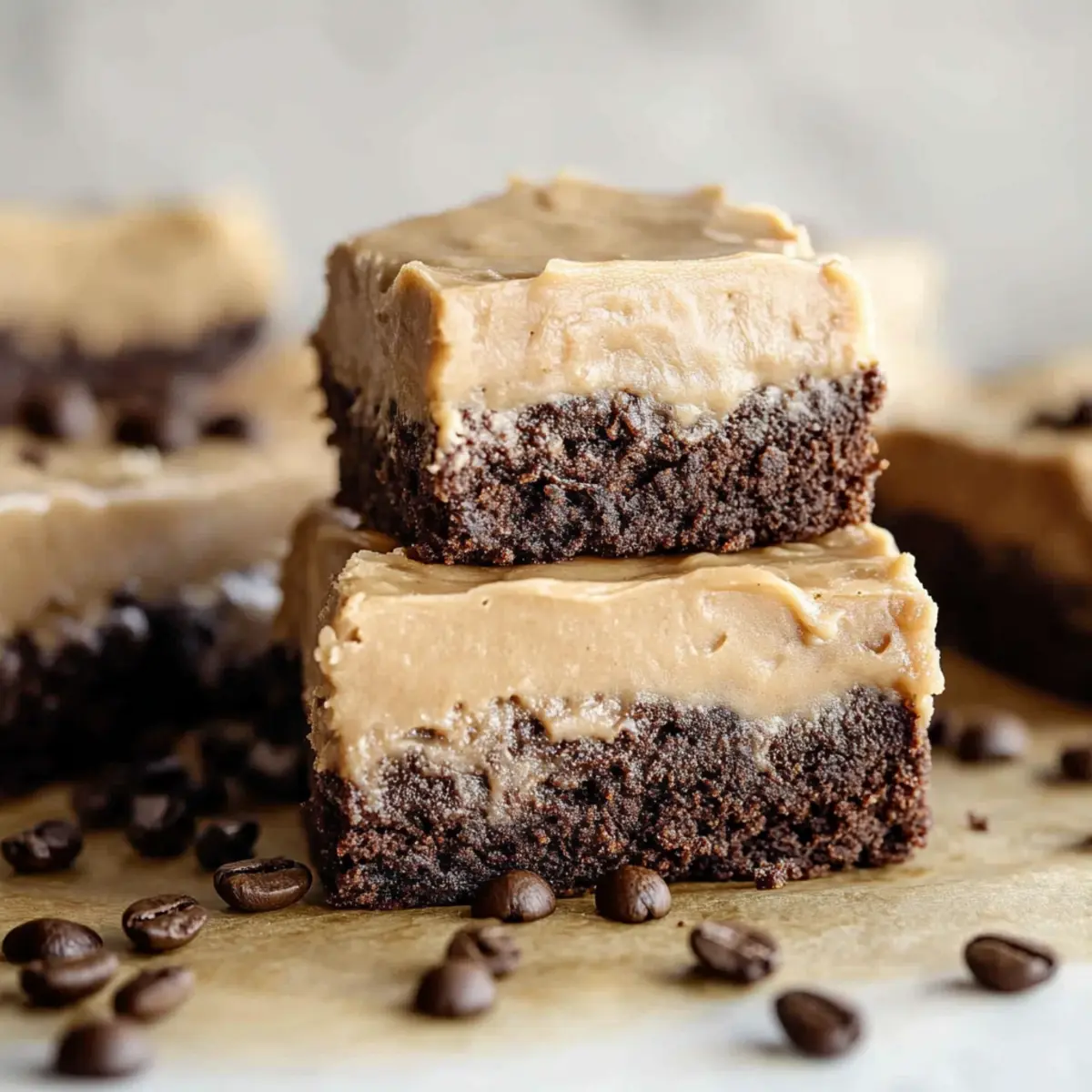 Frosted Coffee Brownies