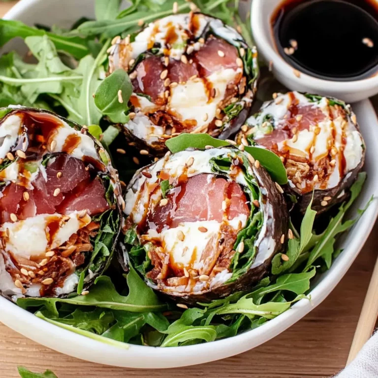 ITALIAN CHARCUTERIE SUSHI ROLLS