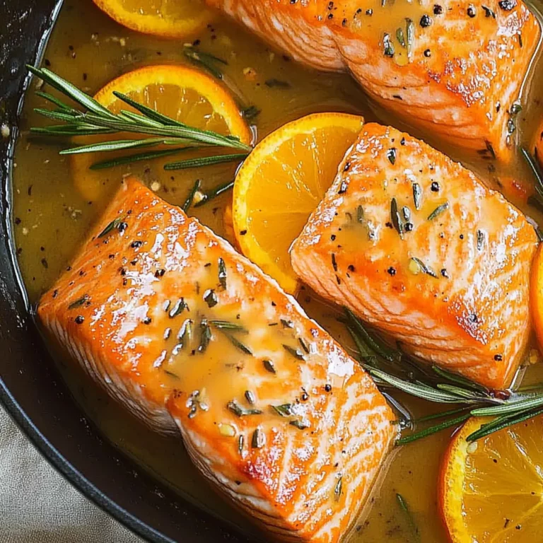 Orange-Rosemary Glazed Salmon