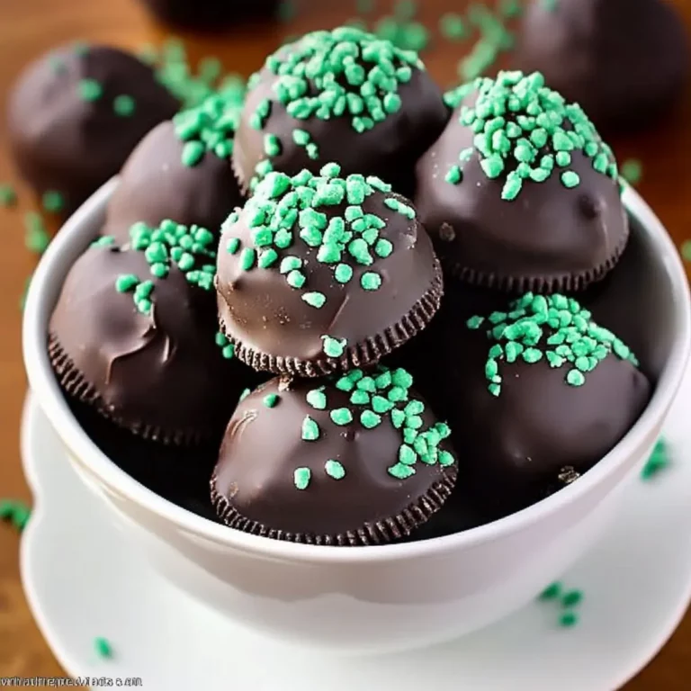 Mint Oreo Truffles