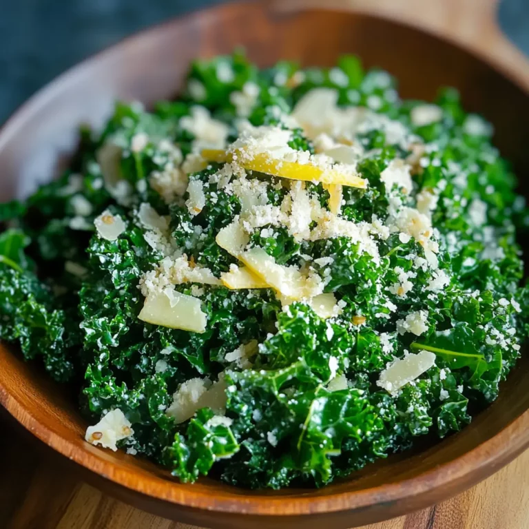 Lemon Parm Kale Salad