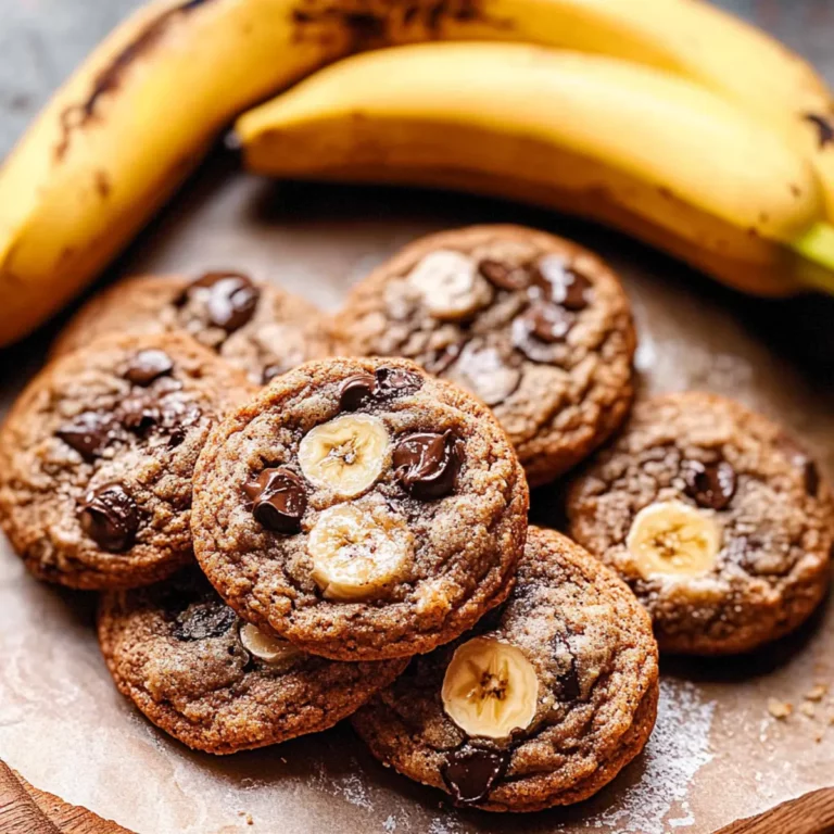 Soft Banana Bread Cookies