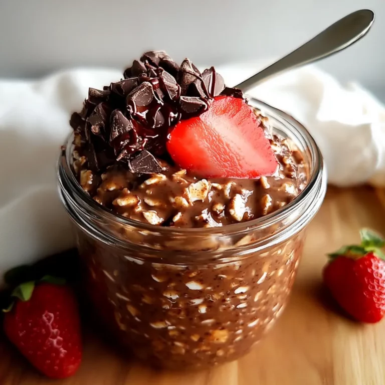 Best Healthy Brownie Batter Overnight Oats