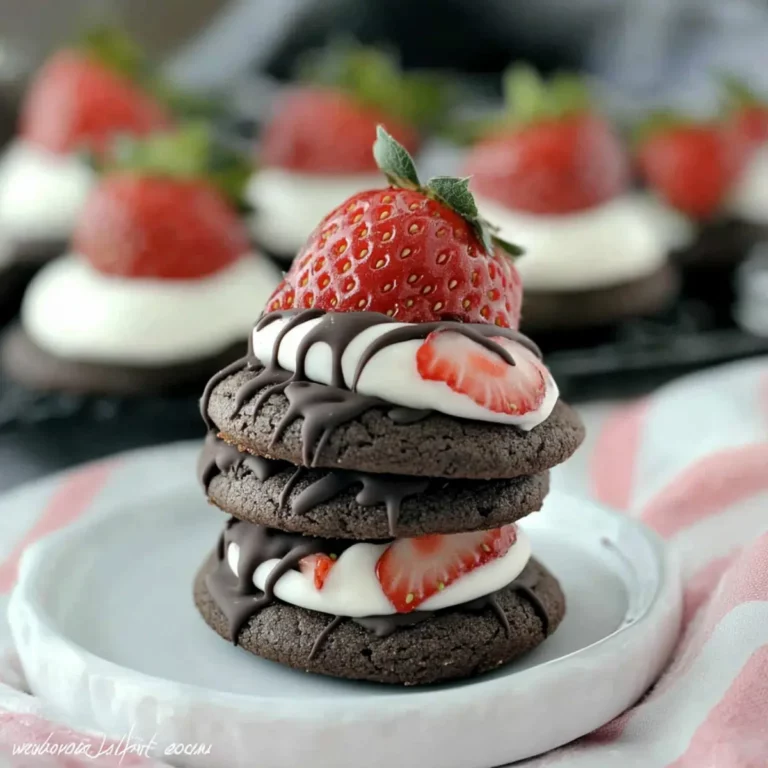 Chocolate Covered Strawberry Cookies